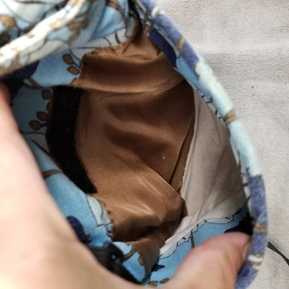 Kavu Bag Womens 11x8 Light Blue Floral Cotton Canvas Crossbody *Read* - Picture 7 of 15